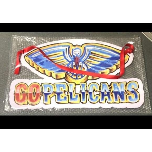 New In Box NBA New Orleans Pelicans (2023-24) Reversible Door Hanger Sign - Picture 8 of 10
